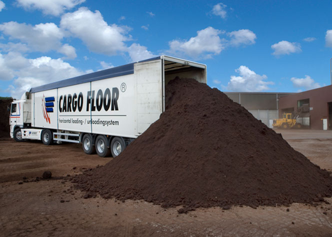 truckload of soil